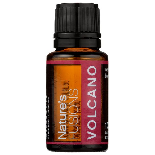 Nature's Fusions Volcano, 100% Pure and Natural Essential Oil Blend for Aromatherapy and Topical Use, .5 Fl Oz (Pack of 1) (15 mL)