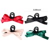 MHDGG Big Bow Hair Claw Clips for Women,4pcs Bow Hair Barrette Nonslip Claw Clip for Thin Thick Curly Hair,Bow Hair Dress Up Accessories for Birthday Party Show Christmas Thanksgiving(Black Pink Green Red)