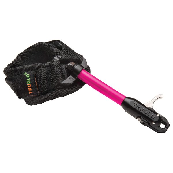 TRUGLO SPEED-SHOT XS Dual-Jaw Archery Release, Black Leather Strap, Junior