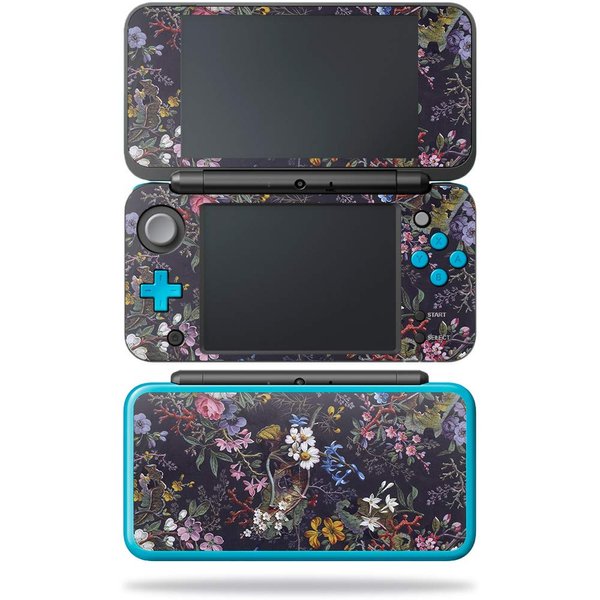 MightySkins Skin Compatible with Nintendo New 2DS XL - Midnight Blossom | Protective, Durable, and Unique Vinyl Decal wrap Cover | Easy to Apply, Remove, and Change Styles | Made in The USA