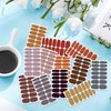 YECIRALA 20 Sheets 280 Pcs Fall Nail Polish Stickers Full Nail Wraps Brown Orange Gel Nail Strips Press On Nails Nail Polish Strips Stick On Nails Polish Wraps Gel Nail Stickers for Nail Art Wraps