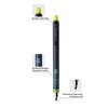 uni-ball Kuru Toga Mechanical Pencil with 0.7 mm Lead Refills & Pencil Erasers, HB #2