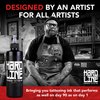 Hardline Premium Black Tattoo Ink - 8oz Tattoo Ink Tubes for Superior Continuous Lining and Shading - Non-Drying, Non-Muddy, Gamma Rayed, and Long-Lasting - Premium Quality Tattoo Ink