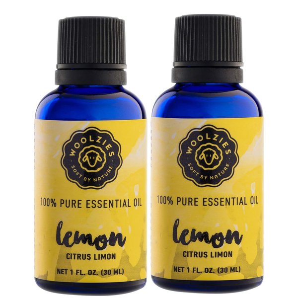 Woolzies 100% Pure Lemon Essential Oil, Therapeutic Grade 2pack