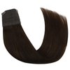 Ugeat Brown Wire Hair Extensions Chocolate Brown Invisible Wire Extensions Real Human Hair Fish Line Hair Extensions Brown Hairpiece Hair Extensions Real Human Hair Brown Hair Extensions 80g 18 Inch