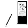 BoxWave Stylus Pen Compatible with PWR4GTR Digital Signage Display 55 Inch - FineTouch Capacitive Stylus, Super Precise Stylus Pen - Jet Black