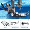 Adjustable Sewing Rolled Hemmer Foot,2024 Upgraded Adjustable Sewing Rolled Hemmer Foot Set,Bobbins and Rolled Hemmer Foot,Adjustable Rolled Hem Presser Foot Sewing Machine Accessories(2pcs) (12-20mm)