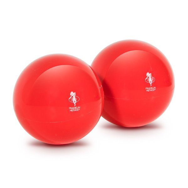 OPTP Franklin Mini Smooth Ball Set (Pair) - Massage Balls for Tight Muscles, and Fascia - Targeted Back and Neck Massage, Shoulder Massage, Neck, Hip, and Foot Massager Ball Set