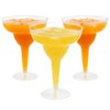 Belinlen 18 Count 11oz Clear Hard Plastic Margarita Glasses/Party Cups Wedding Parties Cocktail Cups