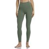 YUNOGA Women's Ultra Soft High Waisted Seamless Leggings Tummy Control Yoga Pants (S, Army Green)