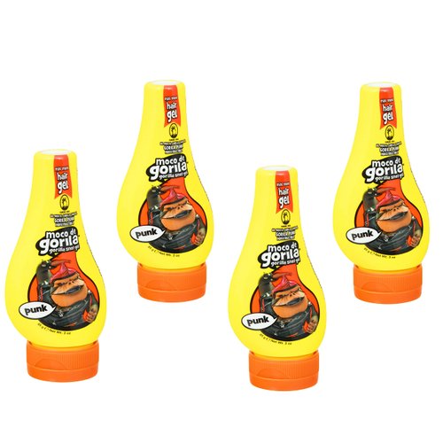 Moco De Gorila Gorilla Snot Hair Gel, Mini Punk Travel Size - (3 oz.- Pack of 4, Punk)