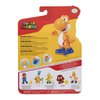 Super Mario Action Figure 4 Inch Orange Yoshi Collectible Toy with Egg Accessory