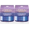 L'Oreal Paris Skincare Collagen Face Moisturizer, Day and Night Cream, Anti-Aging Face, Neck and Chest Cream to smooth skin and reduce wrinkles, 1.7 oz Pack of 2