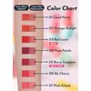 I'M MEME Water Gel Tint - Color Key Ring | Gift, Highly-pigmented, Long Lasting, Travel-Friendly, Lip Stain, 07 Pink Attack, 0.09 Oz