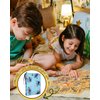 Mulafnxal 4 Pocket Card Binder 440 Double Sided Pockets - Trading Card Album Folder Collection Binder for Kids Boys Teens for Game Cards Sports Cards with Zipper Shoulder Strap,Stit