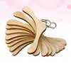 Toyvian Kids Hangers Dollshouse Ornament 10Pcs Doll Clothes Doll Accessory Mini Hangers for Earrings 18 inch Doll Hangers Hanger Miniature Wooden 18 Inch Clothes Kids Earrings