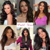 Real Hair Extensions Human Hair Double Weft Handmade Straight Soft Hair 100% Remy Virgin Human Hair 8pcs 65/pack Hair Dark Brown Straight Human Hair Clip In Hair Extensions 16inch