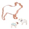 French Bulldog Dog Breed Cookie Cutter 4.75 x 3.75 inches - Handcrafted Copper by The Fussy Pup