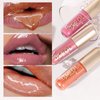 RoyueS plumping Moisturizing Lip gloss, High Shine Lip Plumper, Shiny Lip Gloss For Girls and Women (01# LEMONADE)