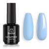 beetles 15ml Light Blue Nail Gel Soak Off LED Nail Lamp Gel Polish Nail Art Manicure Salon DIY Home Solid Gel 0.5Oz