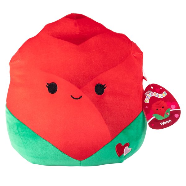Squishmallows Original 10-Inch Walsh The Flower - Official Jazwares Plush - Collectible Cute Soft & Squishy Stuffed Animal Toy - Add to Your Squad - Gift for Kids, Girls, Boys