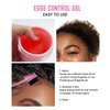 immetee Edge Control Gel with Brush, Hair Styling Gel for Flyaway Tamer and Afro Hair (100g, 3.52 oz, Green-Avocado)
