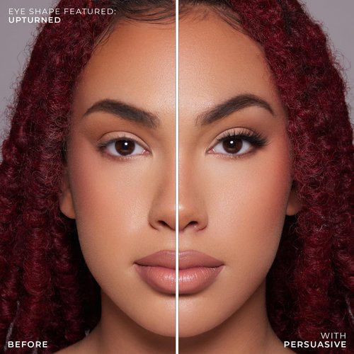 Lilly Lashes Sheer Band, False Eyelashes w/Invisible Band Lashes, False Lashes Natural Look, Wispy Lashes Style, Clear Band Lashes, Reusable Eyelashes 20x, Lash Glue not Included, 13.5mm (Persuasive)