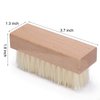 4-Packs Wooden Nail Brush Sturdy, Non-Slip Fingernail Hand Scrub Brush Nail Cleaning Brush for Nails and Toes