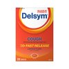 Delsym Maximum Strength Cough Suppressant, Fast Release Caplets, Lasts up to 8 Hour Day or Night, 20 Count