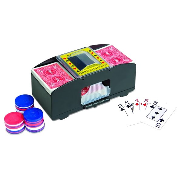 Jobar Easy Automatic 2 Deck Playing Card Shuffler Machine
