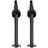 ShareGoo Steel CVD Drive Shaft Dogbone w/Hex Wheel Hubs Hex Adapter Compatible with MJX Hyper Go H14BM 14210 14209 1/14 RC Car (Black)