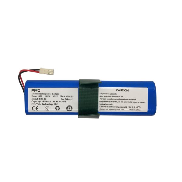 FIVO Replacement Battery for ILIFE V3s Pro, V5s Pro, V8s Vacuum Cleaners 14.8V 2600mAh
