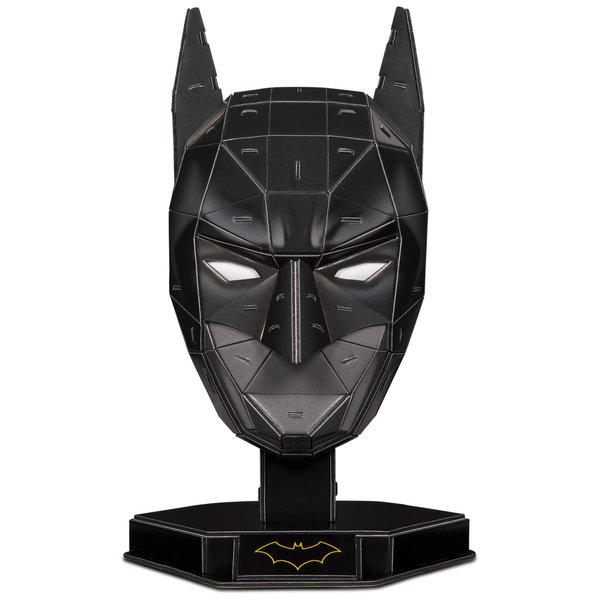 4D Build, DC Batman 3D Puzzle Model Kit with Stand 90 Pcs, Batman Toys Desk Decor, Building Toys, 3D Puzzles for Adults & Teens Ages 12+