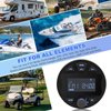 Marine Boat Stereo Receiver, Waterproof Boat Stereo Radio System, Marine Digital MP3 Player, No CD Player, 3" LCD Display, AM/FM Radio, USB Port, BT, AUX Subwoofer for Boat ATV UTV Off-Road Vehicles