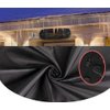 Wall-Mounted Patio Heater Cover - Black 36.5''L *9.5''H *6.5 '' W Electric Heater Cover,420D Oxford Waterproof Dustproof Infrared Heater Covers for Indoor Outdoor Garage Backyard Hanging Patio Heaters
