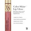 Victoria's Secret Color Shine Lip Gloss in Dazzling, Nourishing Lip Gloss for Women with Jojoba Oil & Vitamin E, Color Gloss