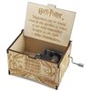 TheLaser'sEdge, Hogwarts Castle, Harry Potter Music Box with Movies Hedwig's Theme, Gifts for Women, Men, Birthday, Christmas, Mother’s Day, Anniversary or Merchandise Decor - Happiness Quote