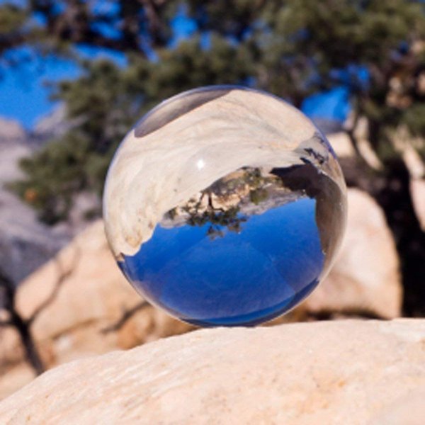 Amlong Crystal 2 inch (50mm) Clear Crystal Ball ONLY - No Stand