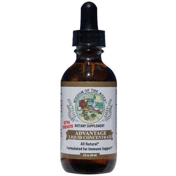 ADVANTAGE LIQUID CONCENTRATE Natural Immune Support with The Power of Grapefruit Seed Extract, Green Tea and Jasmine Tea. 2 fl oz.