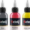 14PCS Tattoo Ink Color Set, Solong 1oz (30ml) Tattoo Ink Set Pigment Kit for Tattoo Kit Color Tattoo Ink TI302-30-14-US