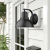 zeyu 10 Inch Indoor Wall Mount Lamp Light Fixture, Industrial Wall Sconce Lighting for Hallway Bedroom, Black Finish, ZY24-1W BK