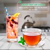 Brew La La Organic Green Tea - Moroccan Mint Flavor - 50 Double Chambered Tea Bags - Low Caffeine Gourmet Tea - Certified Organic