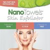 Nano Towels Skin Exfoliating Cleanser | Personal Microdermabrasion Face Wash, Pore Toner & Body Scrub Cloth | Chemical Free Dead Skin and Blackhead Remover. Korean Skin Care Secret | 2 Exfoliators