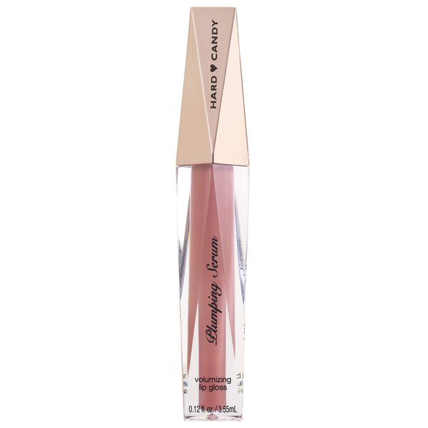 Hard Candy Plumping Serum Flasher Volumizing Lip Gloss 0.12 fl oz (#1395 - Nude Beach)