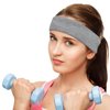 DERAYEE Headbands for Women, 6 Pcs Elastic Headbands Soft Fabric Non Slip Hair Bands for Women Yoga Sports Workout (9 x 2.5 Inch)