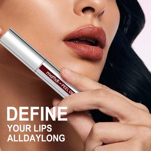 Bekoeen 3PCS Lip Stain Liner, Long Lasting lip liner peel off stain,Natural Peel Off Lip Stain,Matte Tattoo Lip Liner Stain Peel Off,Women's Lip Liner Makeup, Girls gifts(With Clip)