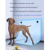 Pee Pad Holder for Dogs Potty Training Pad Magnetic Wall Holder for Leg-Lifting Dogs & Marking in The House Compatible with Any Size of Puppy Pee Pads (Black)