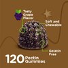 Iron Gummies for Kids with Vitamin C - Supports Energy, Blood Cell Formulation, Blood Builder Anemia Kids Iron Supplements - Vegan, Gelatin Free, Gluten Free - Tasty Chewable Grape Flavored Gummy