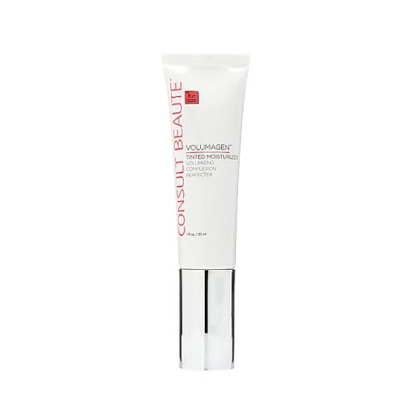 Consult Beaute Volumagen Tinted Moisturizer - Medium-to-Full Coverage - Makeup for Face - Buildable Coverage -1 fl.oz. - Dark shade