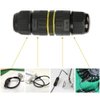 IP68 Outdoor Waterproof Junction Box Electrical Cable Connector, Easy to Install, UL ,M16 for Ø 3.5-10mm Wire Range(AC 400V, 17.5A),2 Way 3Pin 5Pack